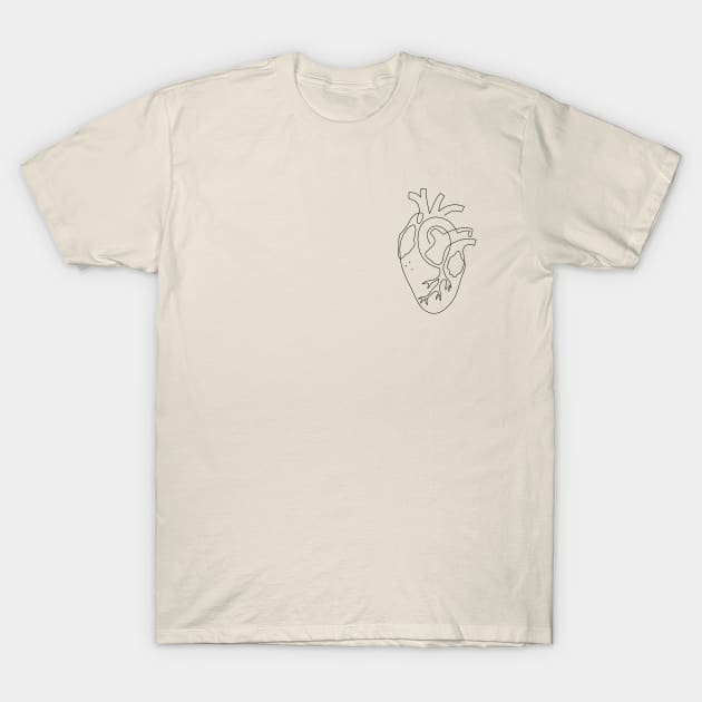 heart T-Shirt by amenij